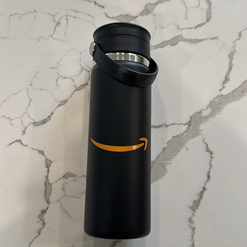 Hydroflask Amazon branded 20oz coffee bottle flex dip lid new